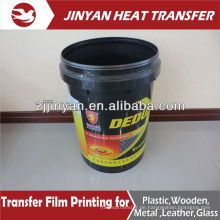 high quality hot transfer foil for plastic pail